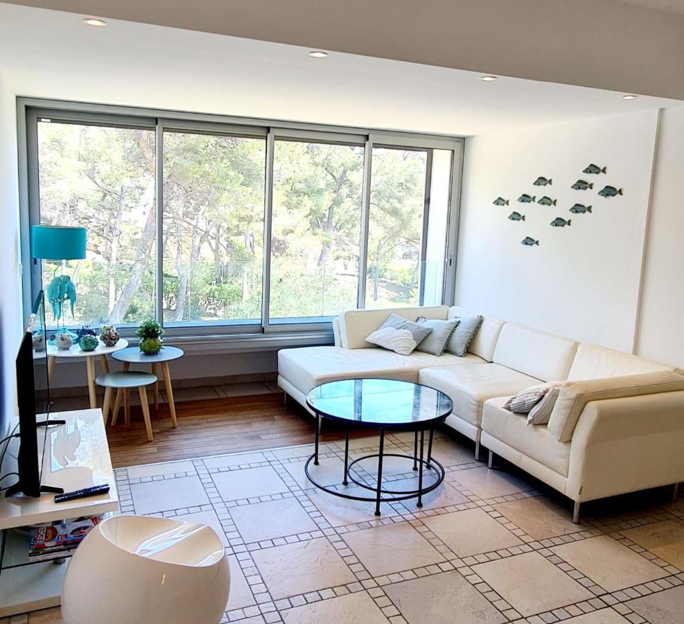 Superbe Appartement Dans Cadre D'Exception - Piscine, Plage Et Tennis Prive 邦多勒 外观 照片