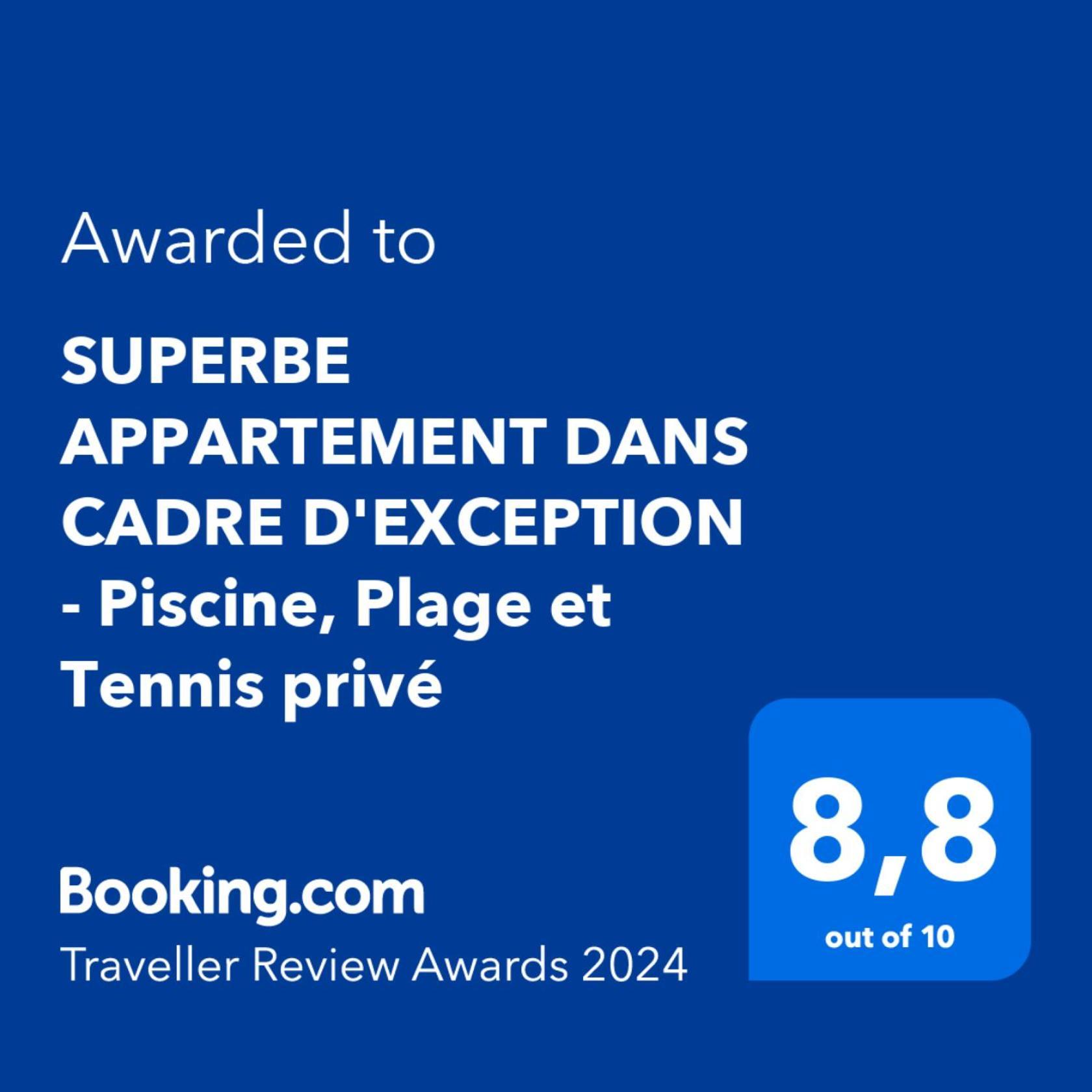 Superbe Appartement Dans Cadre D'Exception - Piscine, Plage Et Tennis Prive 邦多勒 外观 照片